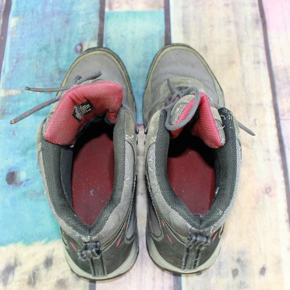 LL Bean Trail Model 4 Tek 2.5 Gray Suede Mesh Hiking Boots 9.5 M - Picture 6 of 11